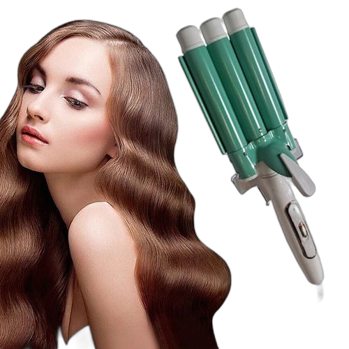 Fer à friser professionnel à 3 tubes 25mm en céramique. Diaytar : Connectez-vous aux meilleures offres