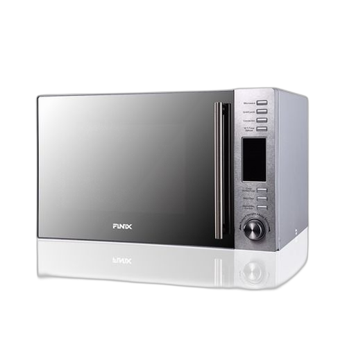 Finix micro onde 30l finix digital ac930aa4 avec grill silv miroir