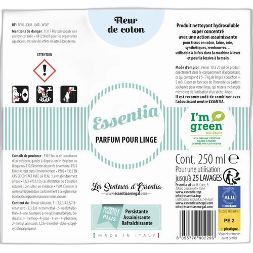 Fleur parfumerie fleur de coton 250ml pour lessive. Diaytar : Où chaque achat est une victoire pour votre budget