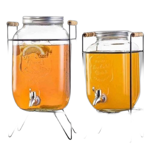 Fontaine a jus 5l avec support en metal