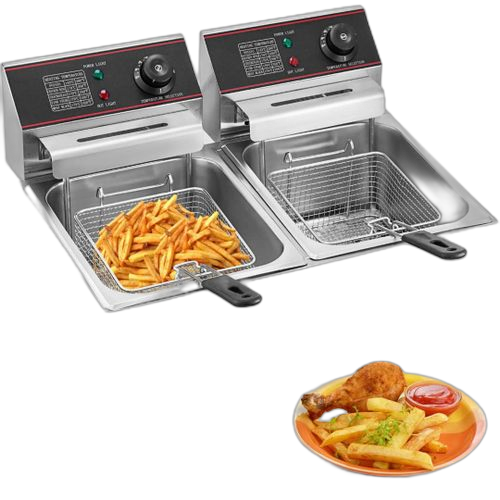 Friteuse électrique avec02 paniers à friture 12litres