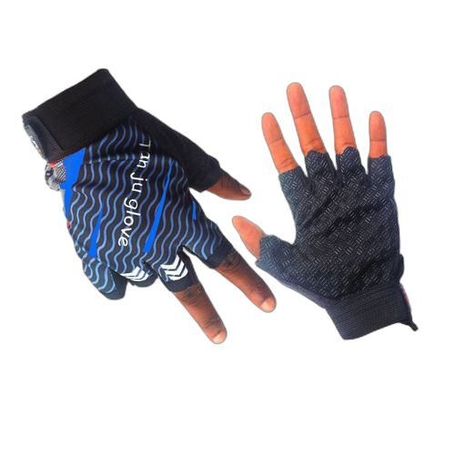 Gants de sport cycliste demi doigts m2 bleu