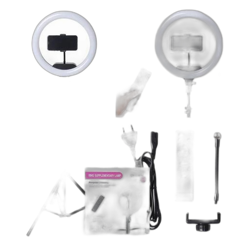 Anneau lumineux led (ring light) 39cm avec trépied ajustable et 1support téléphone