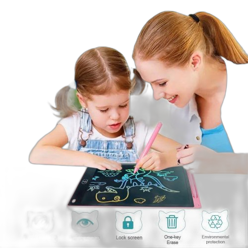 Ardoise lcd électronique 8.5 pouces écriture en couleur pour enfant