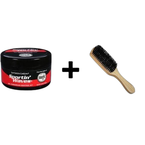 Gel cheveux wave gel pommade avec brosse 99.2g