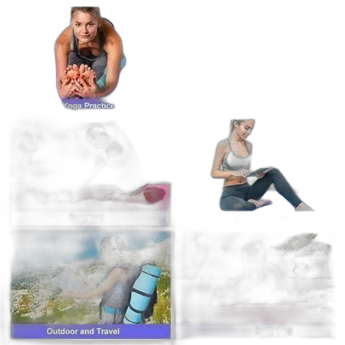 Tapis de yoga / gymnastique solhomme et femme. Diaytar Sénégal : Simplicité, rapidité, économie