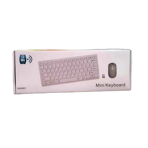 Gk mini clavier sans fil +souris sans filpour ordinateur box noir etc