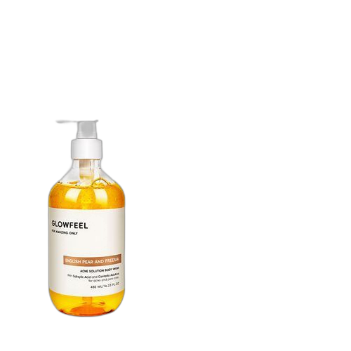 Glowfeel gel douche exfoliant english pear & freesia