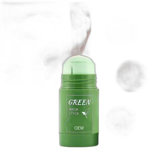 Green masque au thé vert nettoyant solide, purifiante & traitement de l'acné
