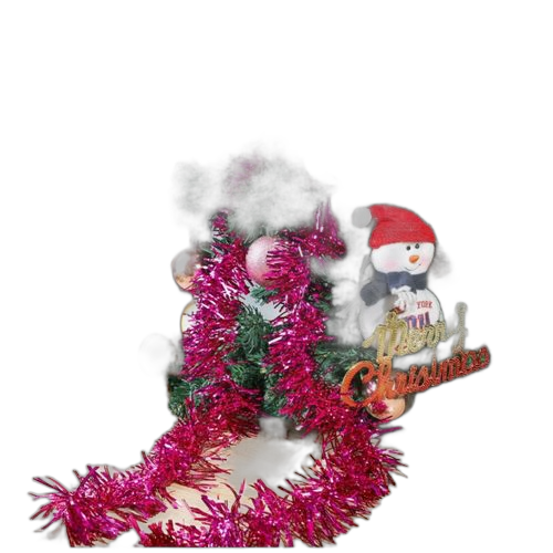 Guirlande de noel rouge pour décoration sapin de noel2 mètres