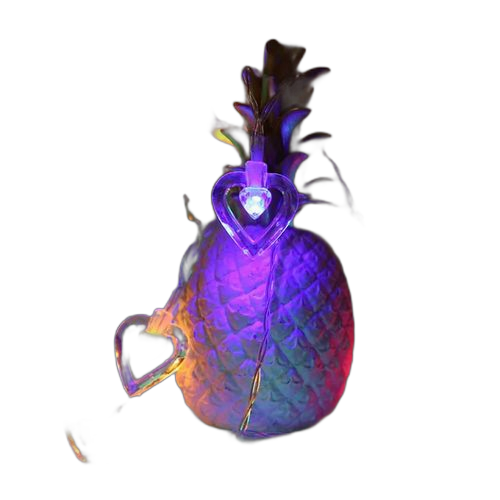 Guirlande lumineuse micro led en forme de coeur 2 mètres