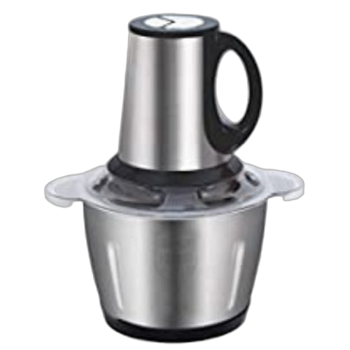Hachoir à viande electrique inox 2 litres trancheuse multifonctions