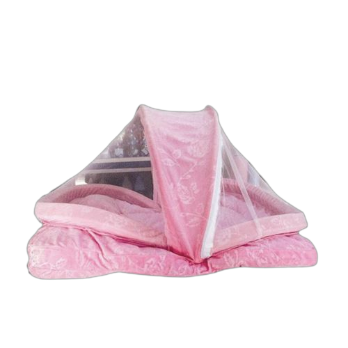 Happy baby matelas + moustiquaire assorti bébé rose