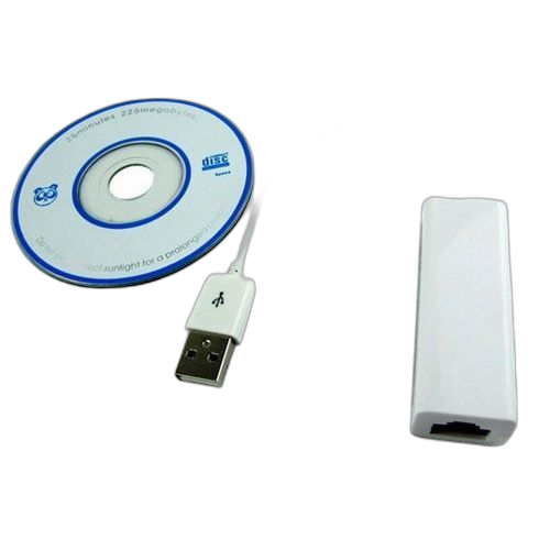 Hi speed adaptateur ethernet usb2.0 blanc