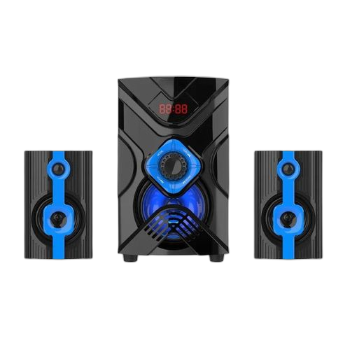 Home cinéma 2.1imp avec bluetooth port usb/sd noir haut qualité