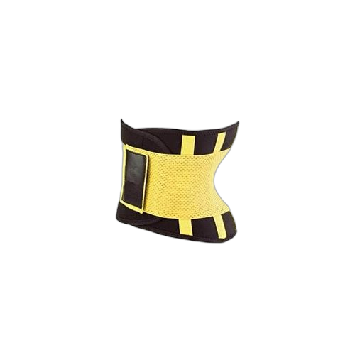 Hot belt ceinture amaigrissante hot belt power jaune/noir + brûle graisse.