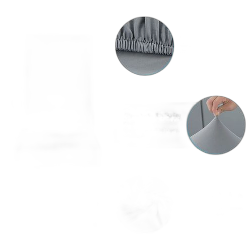 Housse de chaise pour salle à manger matière: velours par (lot) couleur: noire – Image 16