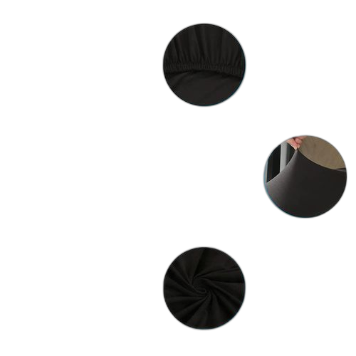 Housse de chaise pour salle à manger matière: velours par (lot) couleur: noire – Image 21