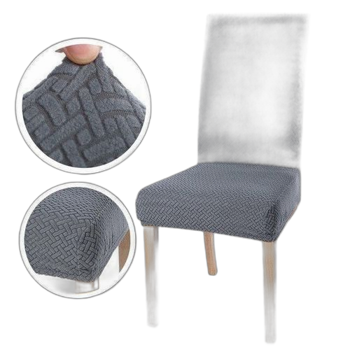 Housse de chaise pour salle à manger matière: velours par (lot) couleur: noire – Image 24