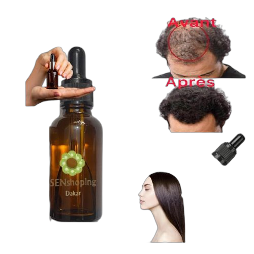 Huile pousse cheveux rapide et efficace 30ml aloe vera ricin genseng