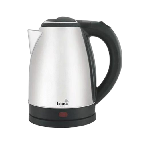 Icona bouilloire electrique icona 1.8 litresinox/noir