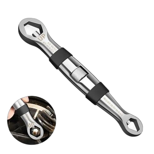 Jeu clés allen 23 en 1 cliquet , réglable 7 19mm cr v clés multi outils flexibles