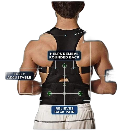 Jingba ceinture de soutien à thérapie magnétique pour hommes et femmes, corset de posture initié, bretelles et ceinture de soutien