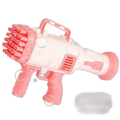 Jouet pistolet à bulles 32 trous rocket bazooka automatique jouets enfant – Image 3