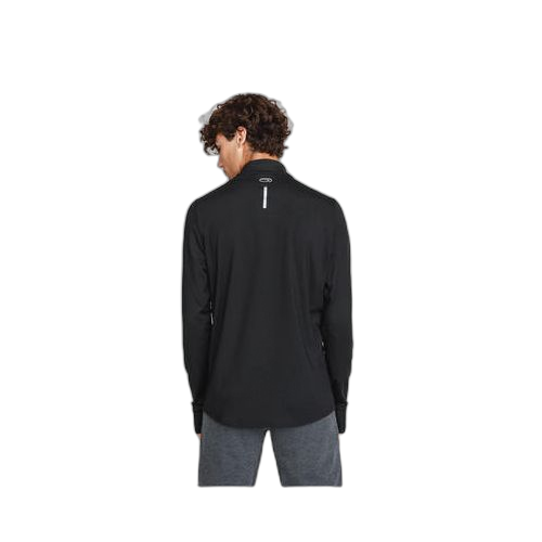 Kalenji tee shirt manches longues running run warm noir homme by decathlon – Image 2