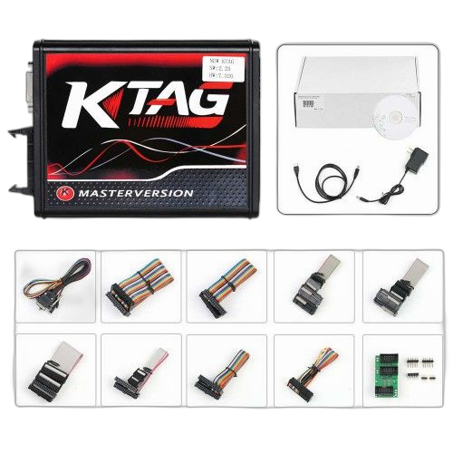 Kata ktag k tag firmware v7.020 en ligne version pcb rouge ecu programmeur avec 4 led token illimité
