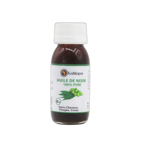 Katiopa huile vierge de graine de neem 60ml 100% pure 100% naturel. Diaytar Sénégal : Simplicité, rapidité, économie