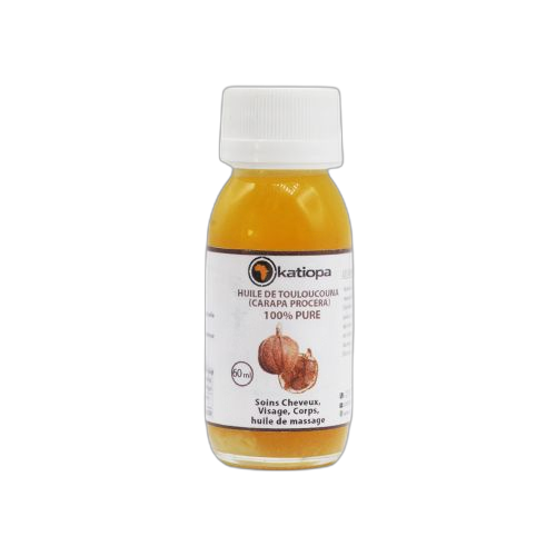Katiopa huile vierge de graines de touloucouna (carapa) 60ml100% pure – 100% naturel