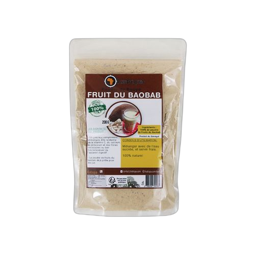 Katiopa poudre de fruit du baobab 200g – 100% naturel qualité supérieure