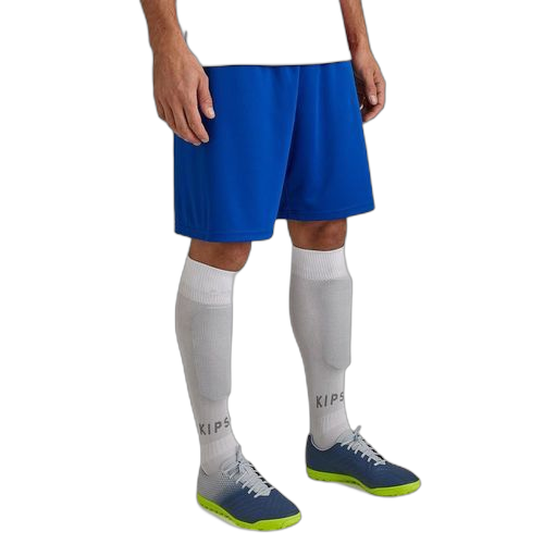 Kipsta short de footballadulte f100 bleu by decathlon
