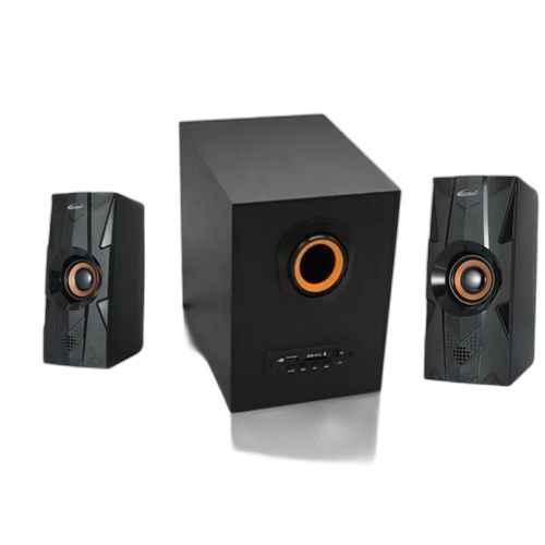 Kisonli home cinéma 2.1 haut parleur multimédiaavec bluetooth & port usb/sd