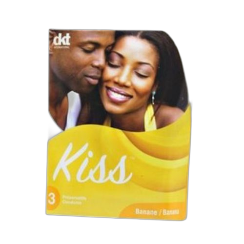 Kiss préservatifs banane x3