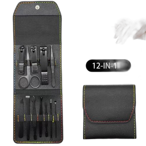 Kit complet de manucure pédicure 12 pcs