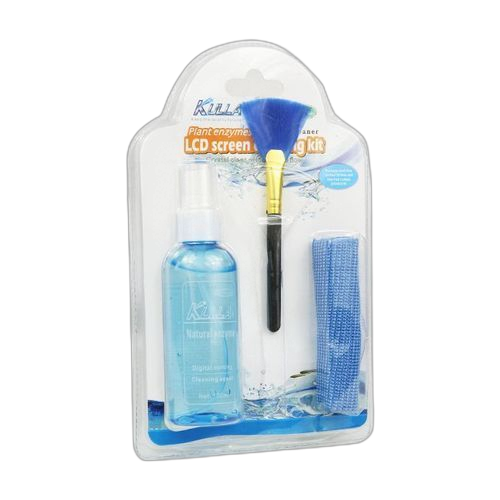 Kit de nettoyage d'ecran de moniteur de plasma avec le tissu de microfibre