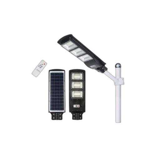 Lampadaire solaire extérieure 120w détecteur de mouvement