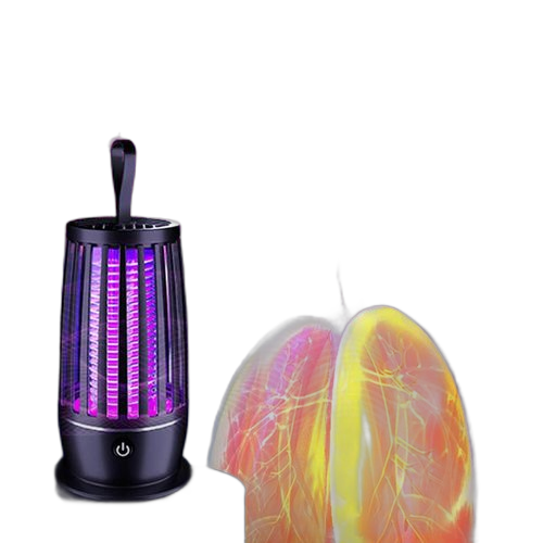 Lampe anti moustique uv à choc électrique usb, trappeur anti mouches intérieur/extérieurmoustique