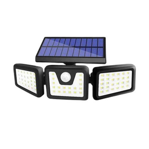Lampe projecteursolaire détecteur de mouvement intelligente 3f