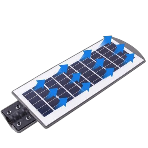 Lampe solaire avec détecteur de mouvement cob 3 faces