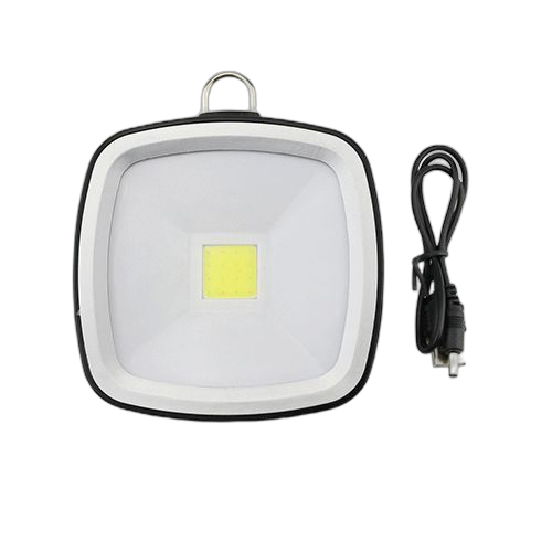 Lampe solaire et électrique premium noir