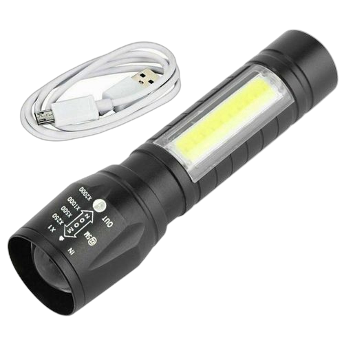 Lampe solaire led rechargeable avecson câble