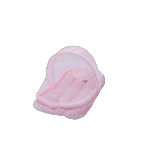 Lit de bébé rose