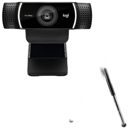 Logitech c922 pro stream webcam, streaming ultrarapide hd et trépied