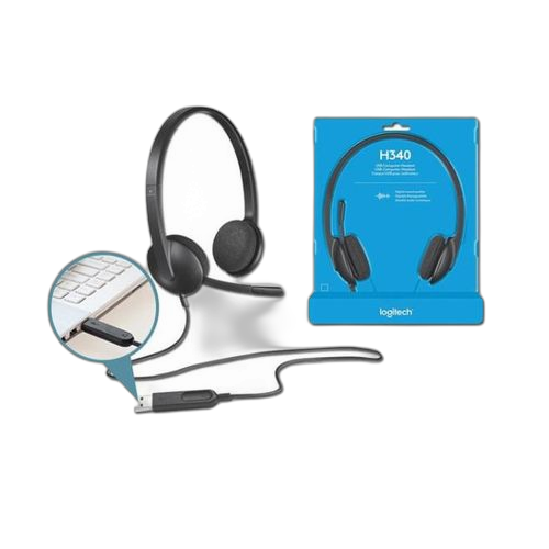Logitech casque h340 avec micro