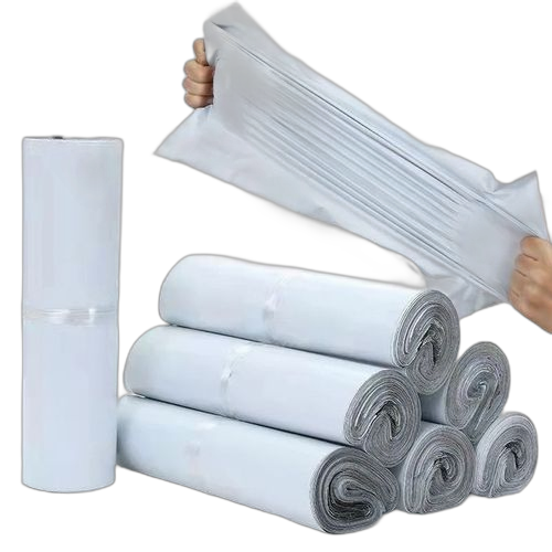 Lot de 100 sachets en plastique scellés auto étanchéité fermeture adhésive blanc 28*42 – Image 9