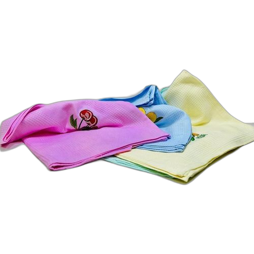 Lot de 12 torchons multicolore