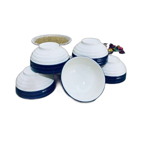 Lot de 6 assiettes boles creuses en céramique